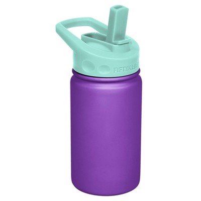 FIFTY/FIFTY 12oz Bottle Straw Cap Purple/ Cool Mint