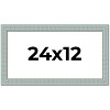 PosterPalooza | Panoramic Refined Blue Picture Frame - UV Acrylic, Foam Board Backing, Hanging Hardware - 2 of 4
