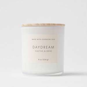 Wood Lidded Glass Wellness Daydream Candle - Threshold™ - 1 of 3