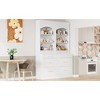 NicBex Modern Freestanding Tall Kitchen Pantry Sideboard Cabinet with Storage, Faux Marble Top, Cupboard Buffet Cabinet for Dining Room - 2 of 4