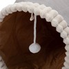 Sapphtopaz Indoor Tunnel Cat Bed with Hanging Toys and Cushion Washable Collapsible Cat Hide Tunnel Pet Nest Telescopic Cat Bed for Cats - 2 of 4