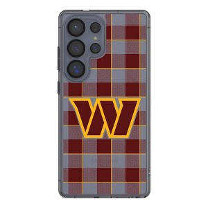 NFL NFC Teams Plaid Clear Cell Phone Case for Samsung Galaxy - 1 of 4