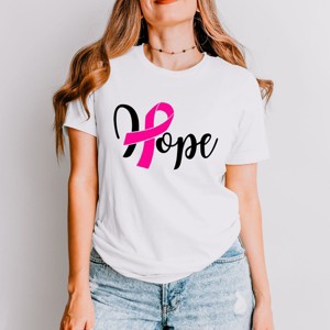 Simply Sage Market Hope Breast Cancer Short Sleeve Tee - 1 of 4