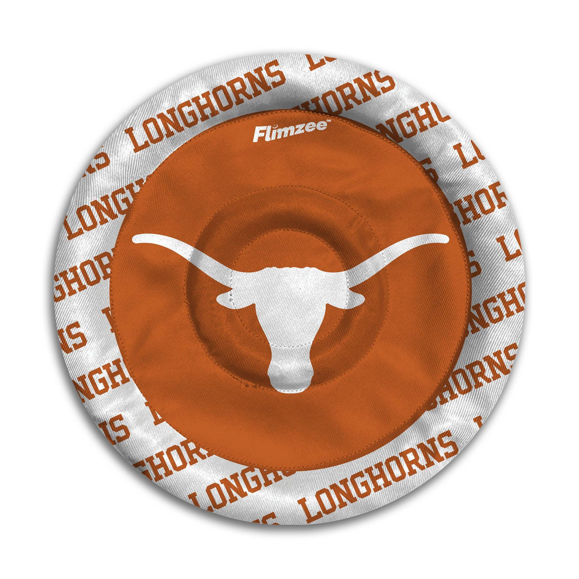 NCAA Texas Longhorns Flimzee Flying Disc: Polyester Toy for Ages 2+