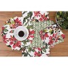 C&F Home 14" x 51" Poinsettia Berries Table Runner - 2 of 2