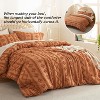 Tufted Boho Comforter Set Bed Set GentleSoft Farmhouse Shabby Chic Embroidery Bedding - 2 of 4