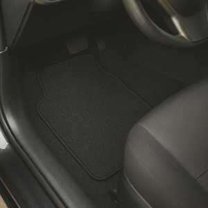 J&V TEXTILES Car Floor Mats, 4 Piece Set, Front 26.75 x 14.25 inches, Rear 13.5 x 20 inches - 1 of 4