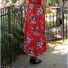 Women's Floral Walk Through Maxi Romper - ANGIE - 4 of 4