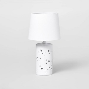 2-in-1 Starry Kids' Table Lamp White - Pillowfort™ - 1 of 4