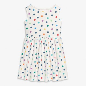 Primary Kids Recess Dress in Rainbow Confetti Dots - 1 of 1