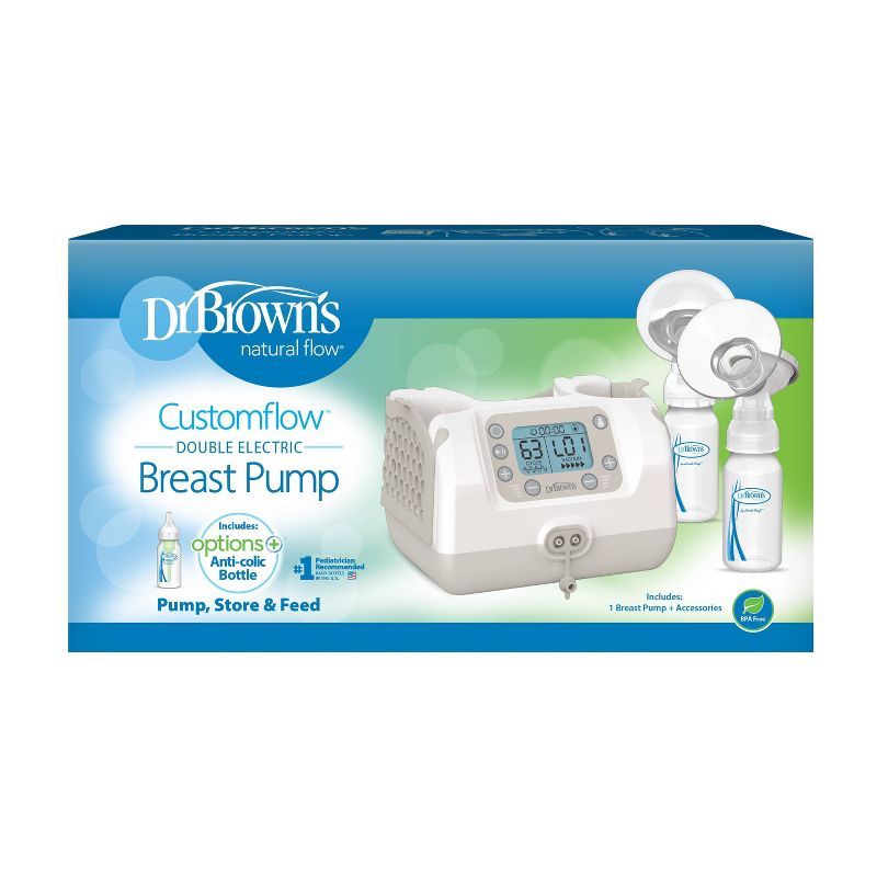 Dr. Brown&#39;s Customflow Double Electric Breast Pump with SoftShape Silicone Shields Hospital Strength, 3 of 25