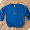 Simply Sage Market Embroidered Texas Bluebonnet Flower Sweatshirt - 2 of 4