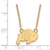 Black Bow Jewelry 10k Yellow Gold Colorado Buffalos NCAA Necklace 18 Inch - 2 of 4