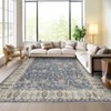 Area Rugs for Living Room Vintage Boho Floral Print Area Rug Washable Traditional Indoor Carpet for Bedroom Kitchen Dining - 3 of 4