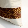 Slickblue Linen Patchwork Floor Cushion - Decorative Throw Pillow, 19.7"x19.7", 6 Design Choices, Machine Washable - 4 of 4