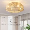 KAISITE 20inches Gold Rattan Ceiling Fan with Light Kit and Remote Control - 4 of 4