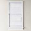 1pc Light Filtering Cordless Linen Blend Roman Window Shade White - Threshold™ - image 3 of 3