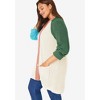 Woman Within Women's Plus Size Button-Front Shaker Cardigan - 4 of 4