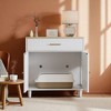Cat Litter Box Enclosure with Scratch Pad, Hidden Litter Box Furniture, Wooden Pet House Sideboard, Storage Cabinet, Fit Most Cat and Litter Box - 4 of 4