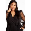 Women's Plus Size Asher Jumpsuit - black | CITY CHIC - 3 of 4