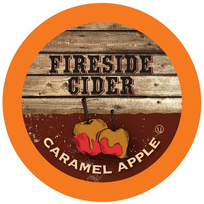 Fireside Cider Caramel Apple Single-Cup Cider Pods,Compatible Keurig 2.0, 40 Ct