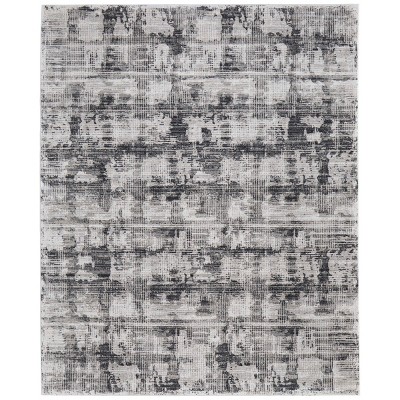 Sonora Modern Abstract Gray/Ivory Area Rug