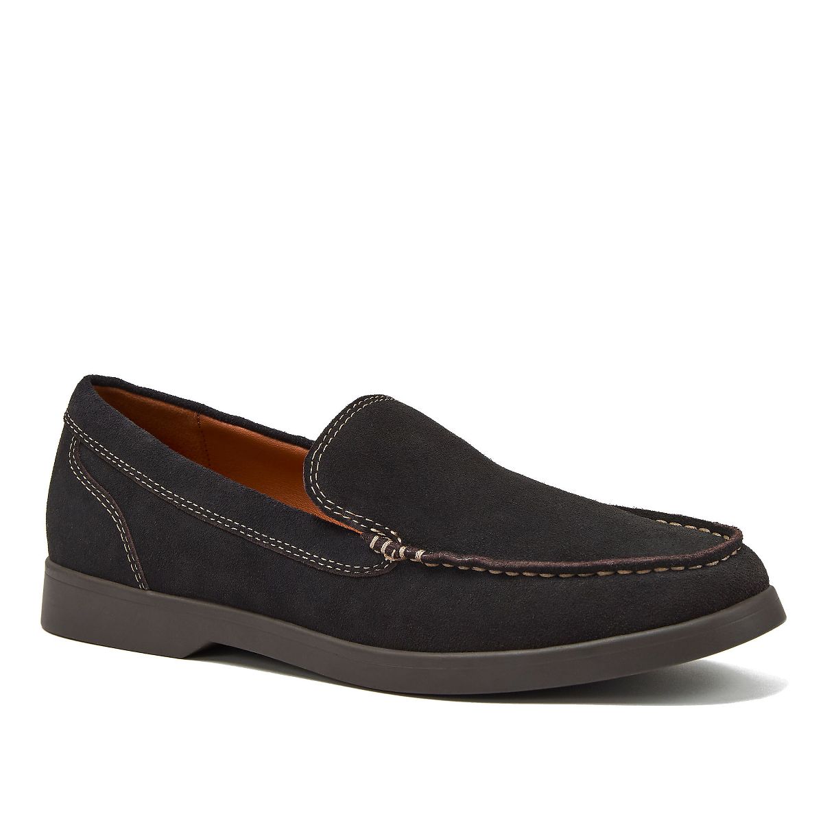 Lands' End Men's Essential Suede Loafers - thumbnail 6