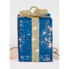 Everstar Set Of 3  Glittering Thread Gift Box Sculpture, Red - 3 of 4