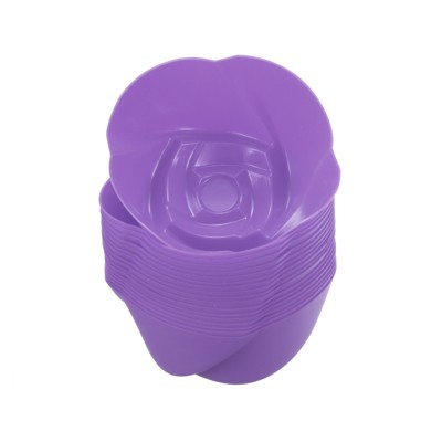 Unique Bargains Silicone Cupcake Liners Heat Resistant Baking Cups 18 Pcs