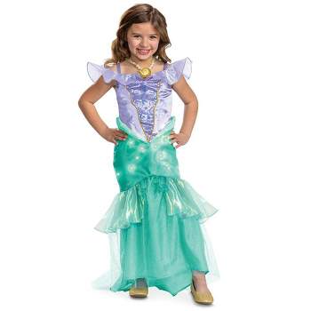 Disguise Disney The Little Mermaid Ariel Light & Sound Prestige Child Costume | X-Small