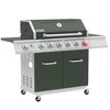 Royal Gourmet 6-Burner BBQ Liquid Propane 74000 BTU Gas Grill  Olive Green - 3 of 4