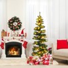 Tangkula Pre-Lit Artificial Christmas Tree w/ 791 Branch Tips Warm White LED Lights - 3 of 4