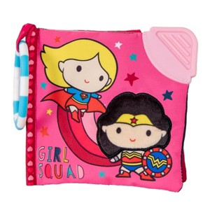 DC Comics Wonder Woman Girl Squad 5" Inch Soft Activity Teether Book Toy - 1 of 4