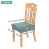 Unique Bargains Polyester Spandex Waterproof Durable Dining Chair Slipcovers - 3 of 4