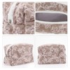 Unique Bargains Women Lace Embroidery Makeup Bag Pink 1 Pc - 3 of 3