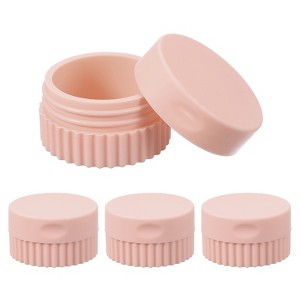 Unique Bargains Silicone Cream Leakproof Travel Decorative Jars 0.68oz 4 Pcs - 1 of 4