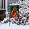 Briarwood Lane Winter Birdhouse Burlap Welcome Garden Flag Cardin - 4 of 4