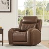 Spruce & Spring Leather Dual-Motor Power Lay Flat Recliner with Power Headrest - 2 of 4