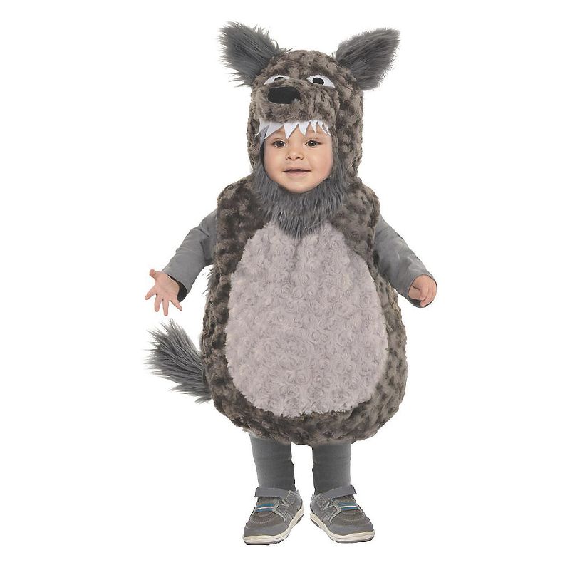 Halloween Express Toddler Wolf Costume - Size 18-24 Months - Gray, 1 of 2