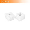 Unique Bargains Plastic Adjustable Furniture Square Tubes Chair Cover with M8 Thread - 3 of 4