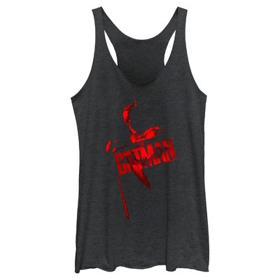 Women's The Batman Red Shadows Racerback Tank Top : Target