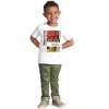 Poinsettia Christmas Joyeux Noel Toddler Baby Graphic T Shirt Brisco Brands - 3 of 4