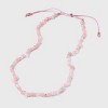 Semi-Precious Jade and Mixed Beading Adjustable Necklace - Universal Thread™ - 3 of 4