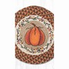 Earth Rugs Harvest Pumpkin Round Printed Placemat 15"x15" – Rustic Fall Thanksgiving Table Decor - 3 of 3
