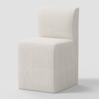 Cora Dining Chair in Pinstripe Glacier - Threshold™