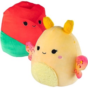 Squishmallows 10-Inch 2-Squish Celebration Pack- Butterfly & Flower- Jumbo Collectible Soft Squishy Stuffed Animal Toy Gift Set for Kids, Girls & Boys - 1 of 4