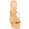Journee Collection Womens Tallie Tru Comfort Foam Open Toe Mid Heel Pumps Tan 10 - 4 of 4