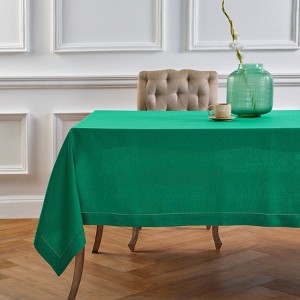 Solino Home Linen Tablecloth | Classic Hemstitch - 1 of 4