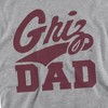 Men's University Of Montana Dad Crewneck Sweatshirt Athletic Heather 2X Large - 2 of 4