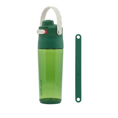 Image of Reduce 24oz Aura Tritan Water Bottle Dark Green: Leakproof, BPA-Free, Dishwasher-Safe, Portable Drinkware for All Ages